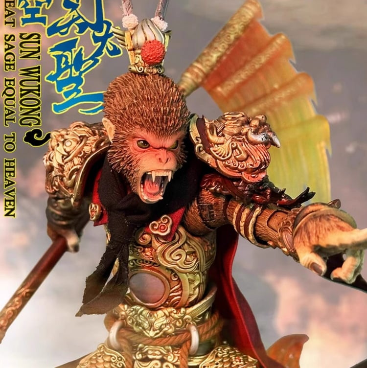 Fury Toys 狂怒工作室 1/12 山海魔神录 孙悟空 战损版 Monkey King Battle Damaged Version