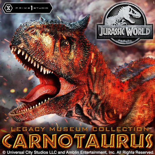 PRE ORDER- Prime 1 Studio Carnotaurus Jurassic World: Fallen Kingdom (Film) LMCJWF-10 LMCJWF-10DX LMCJWF-10DXS 1/15 Scale Dinosaur
