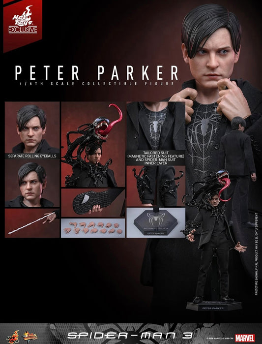 PRE ORDER - Hot Toys EXCLUSIVE - Spiderman 3 - Peter Parker MMS891 -1/6 Scale Collectible Figure