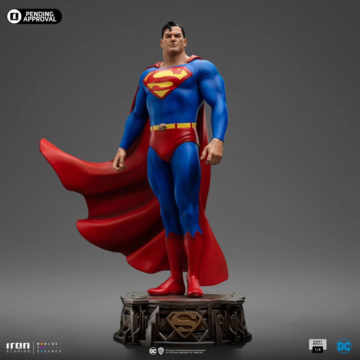 Iron Studios DC Comics Superman DC Trinity Legacy 1/4 Scale Statue