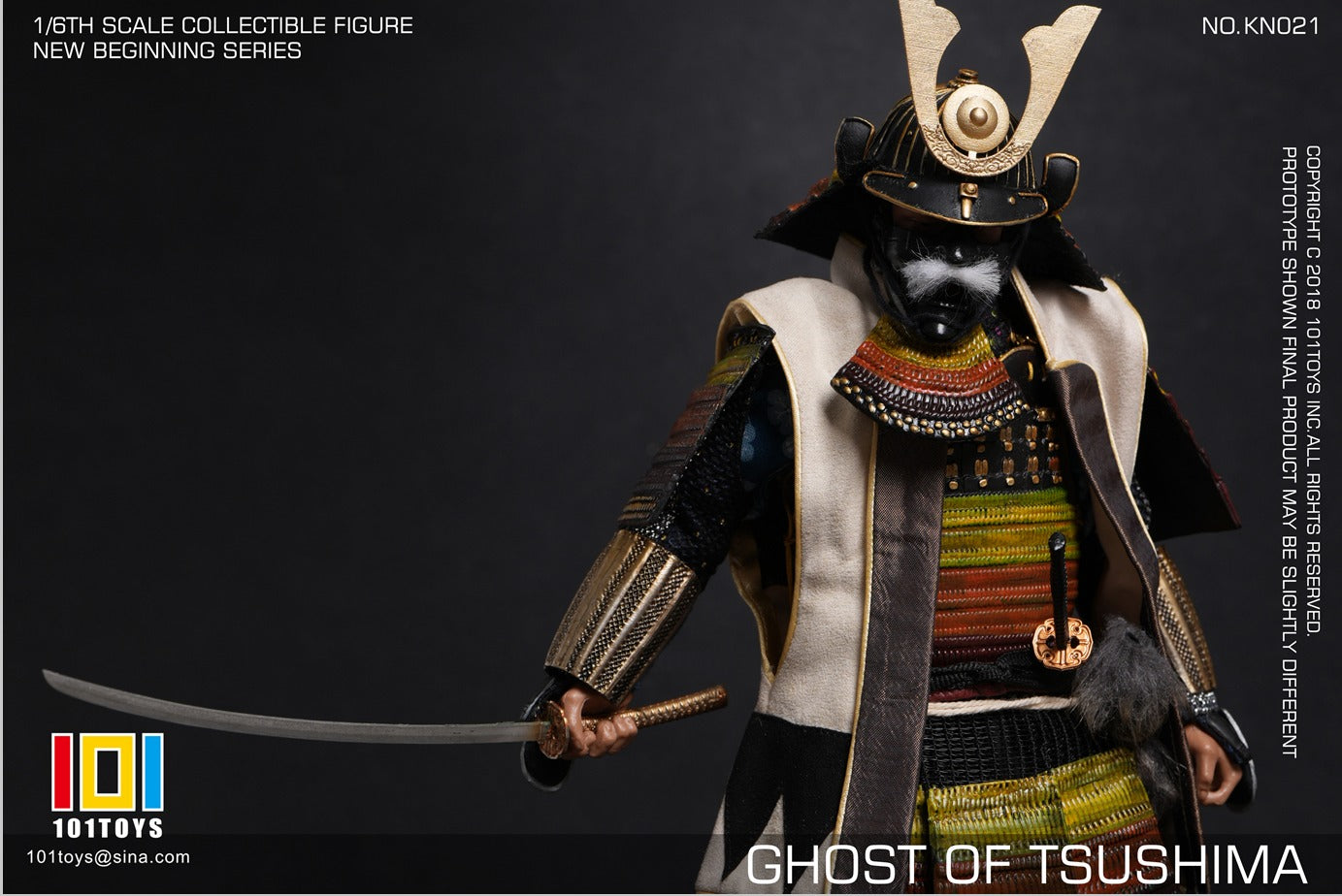 101TOYS KN021 1/6 新起点系列 武士乙 GHOST OF TSUSHIMA SAMURAI B