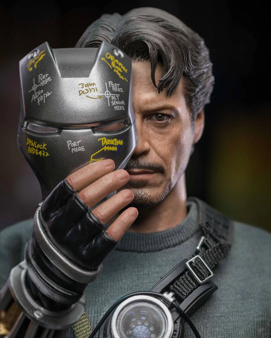 STOCK - Special Edition Hot Toys MMS582B Tony Stark Mech Test Version 2.0 Deluxe Edition