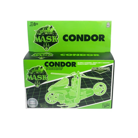 STOCK - THE LOYAL SUBJECTS M.A.S.K. SERIES 1 CONDOR HOLOGRAM EDITION FIGURE