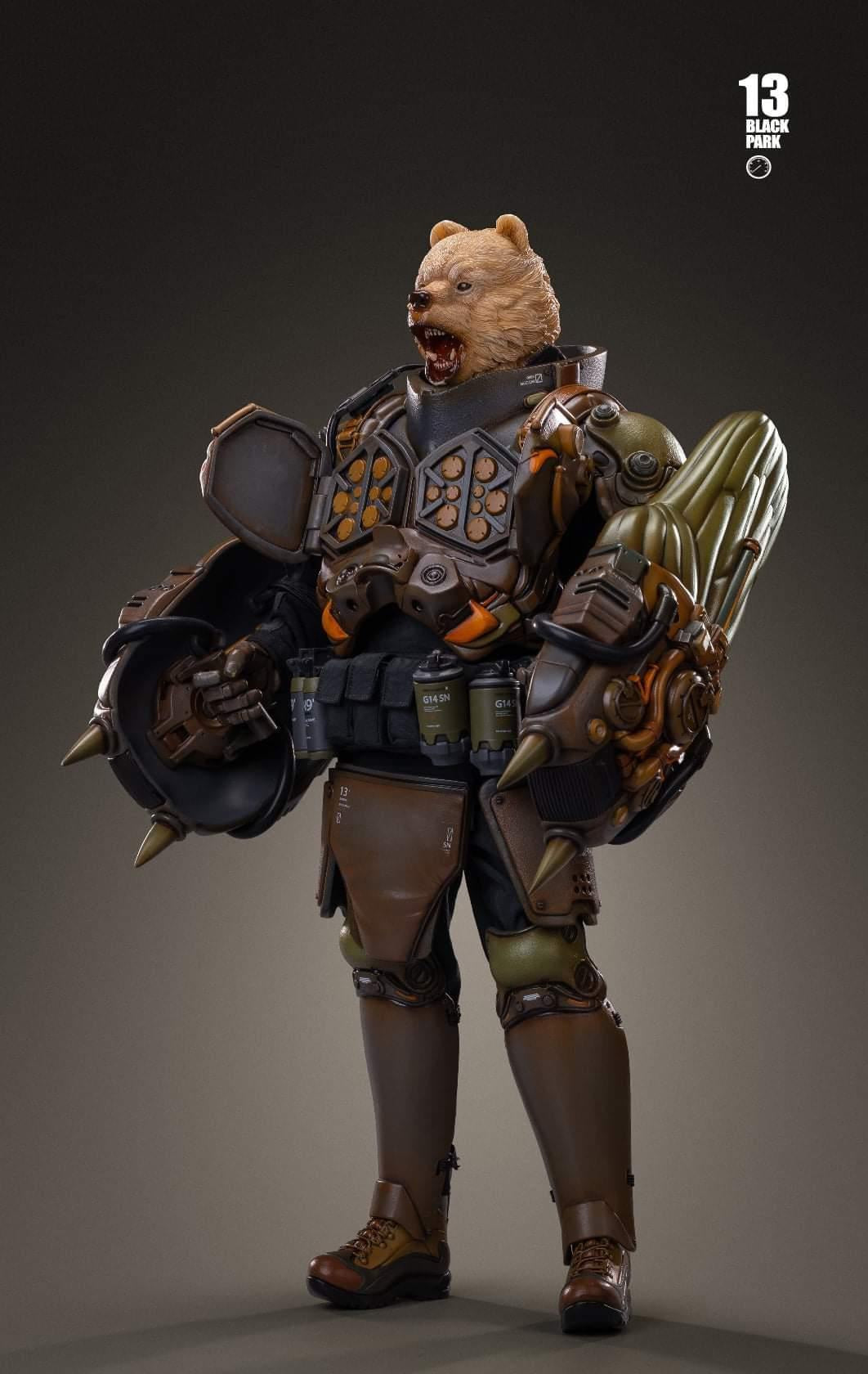 Black 13 Park White Bear Variant 1/6 Scale Action Figure