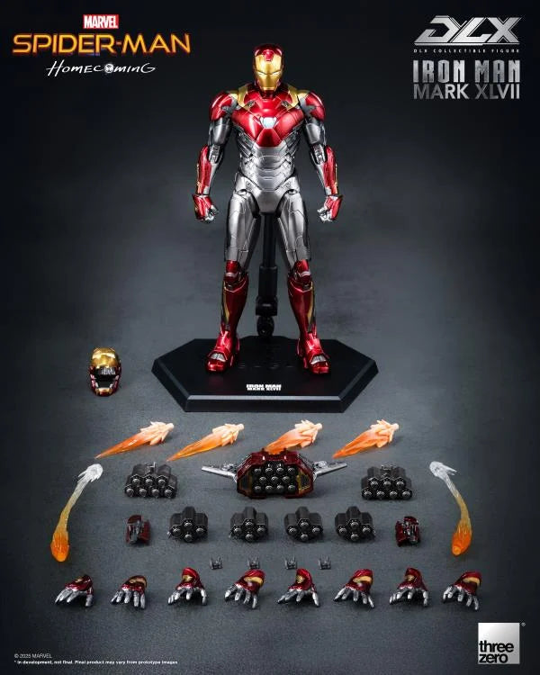 Threezero Spiderman: Homecoming DLX Iron Man Mark 47 1/12 Scale Action Figure