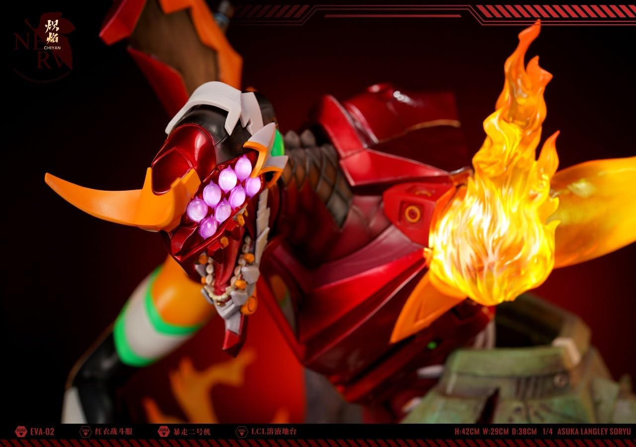 CHIYAN Studio 1/4 Scale Soryu Asuka Langley Figure Garage Kit Scene Pedestal Eva