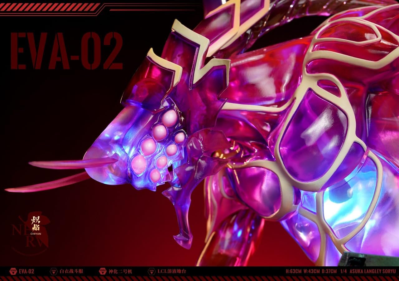 CHIYAN Studio 1/4 Scale Soryu Asuka Langley Figure Garage Kit Scene Pedestal Eva