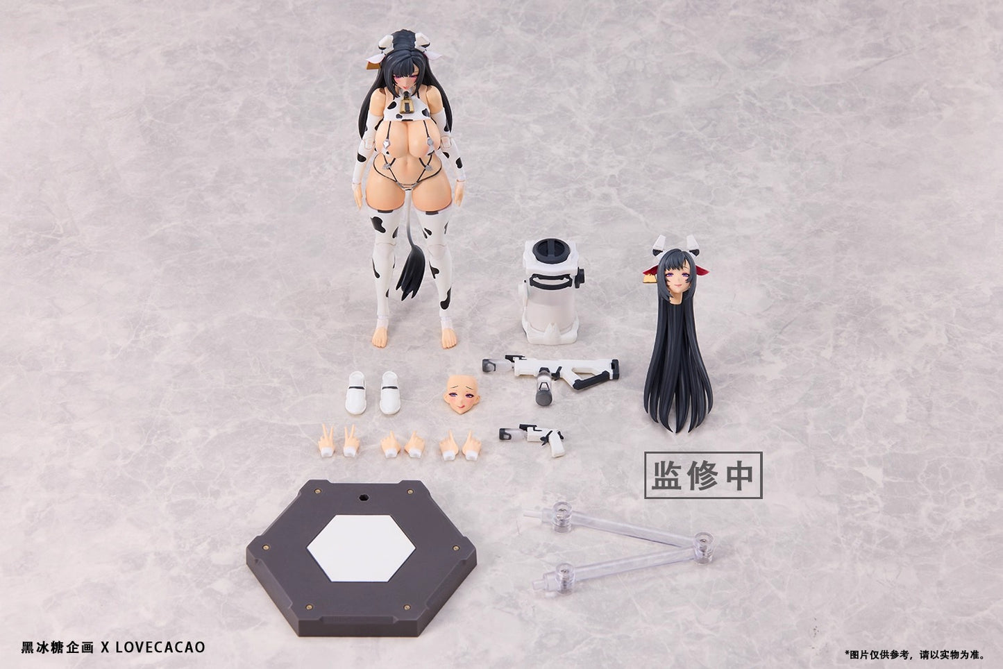 Black Rock Sugar Project Milky White Cow Girl 1/12 Scale Action Figure