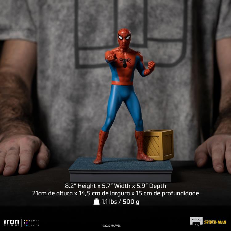 Iron Studio Spiderman 60s Animated Series - Marvel - Iron Studios 1/10 Scale Statue