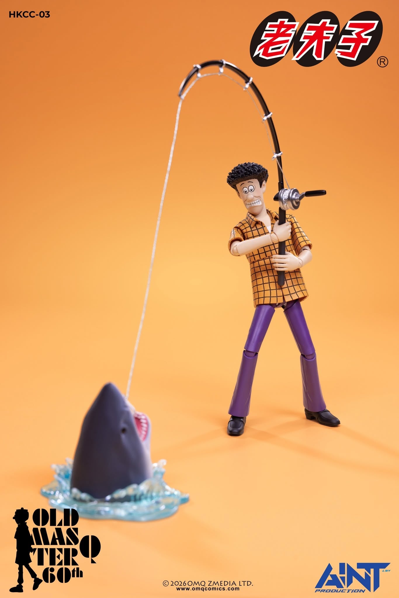 PRE ORDER - AINT Production 1/12 Scale HKCC-03  O Master Q Ms Chan and Mr Chin double set 老夫子60週年 HKCC-03 1/12秦先生及陳小姐套裝