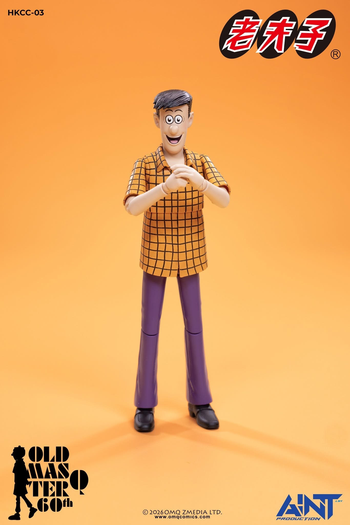 PRE ORDER - AINT Production 1/12 Scale HKCC-03  O Master Q Ms Chan and Mr Chin double set 老夫子60週年 HKCC-03 1/12秦先生及陳小姐套裝