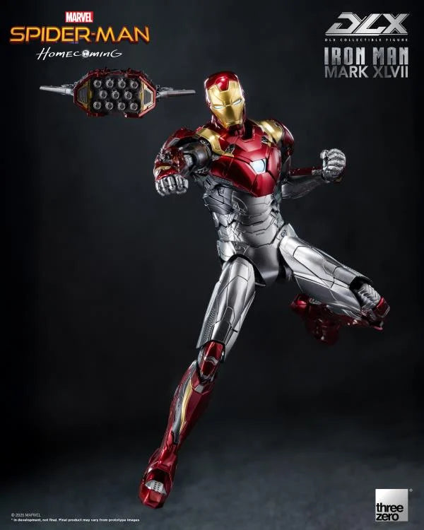 Threezero Spiderman: Homecoming DLX Iron Man Mark 47 1/12 Scale Action Figure
