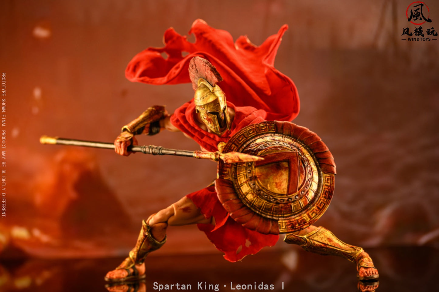 Wind Toys FMW004B 1/12 Eternal Warlords Series Spartan King Leonidas I (Bloodstained Edition)