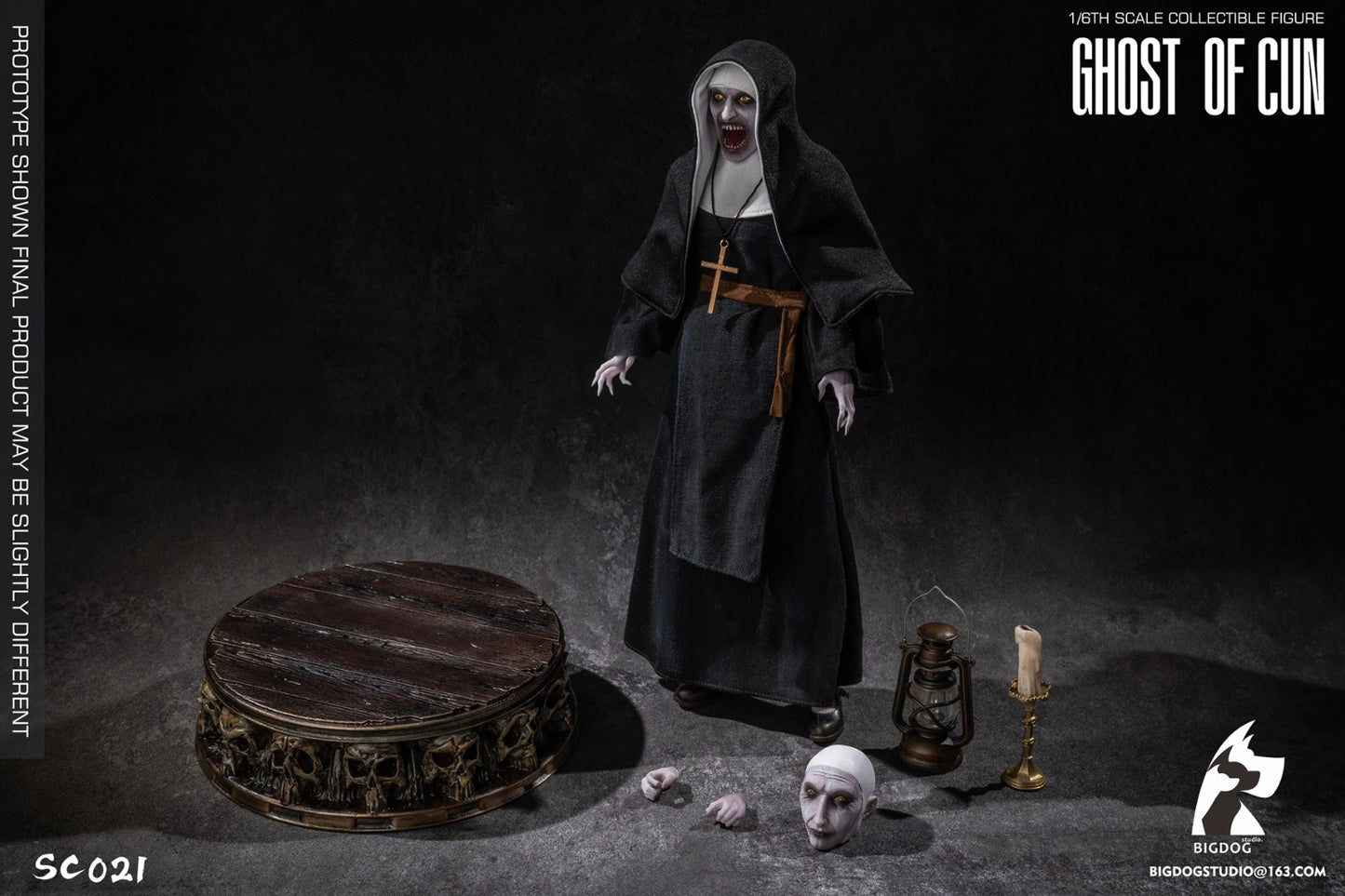 Bigdog Studio SC021 1/6 Scale Ghost of Cun The Nun Movie