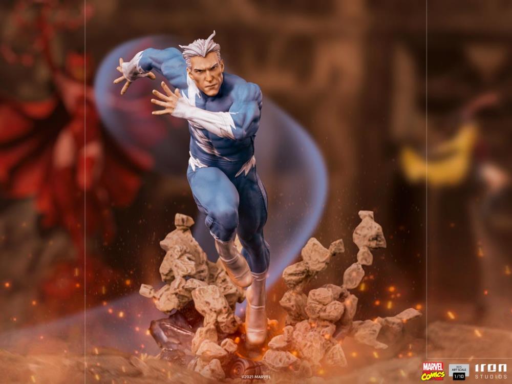 Iron Studio X Men Battle Diorama Series Quicksilver 1/10 Art Scale Statue