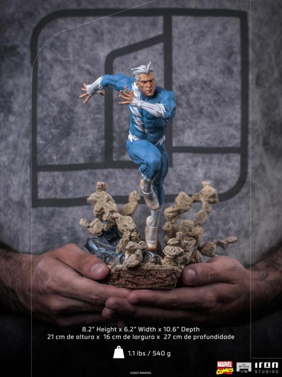 Iron Studio X Men Battle Diorama Series Quicksilver 1/10 Art Scale Statue