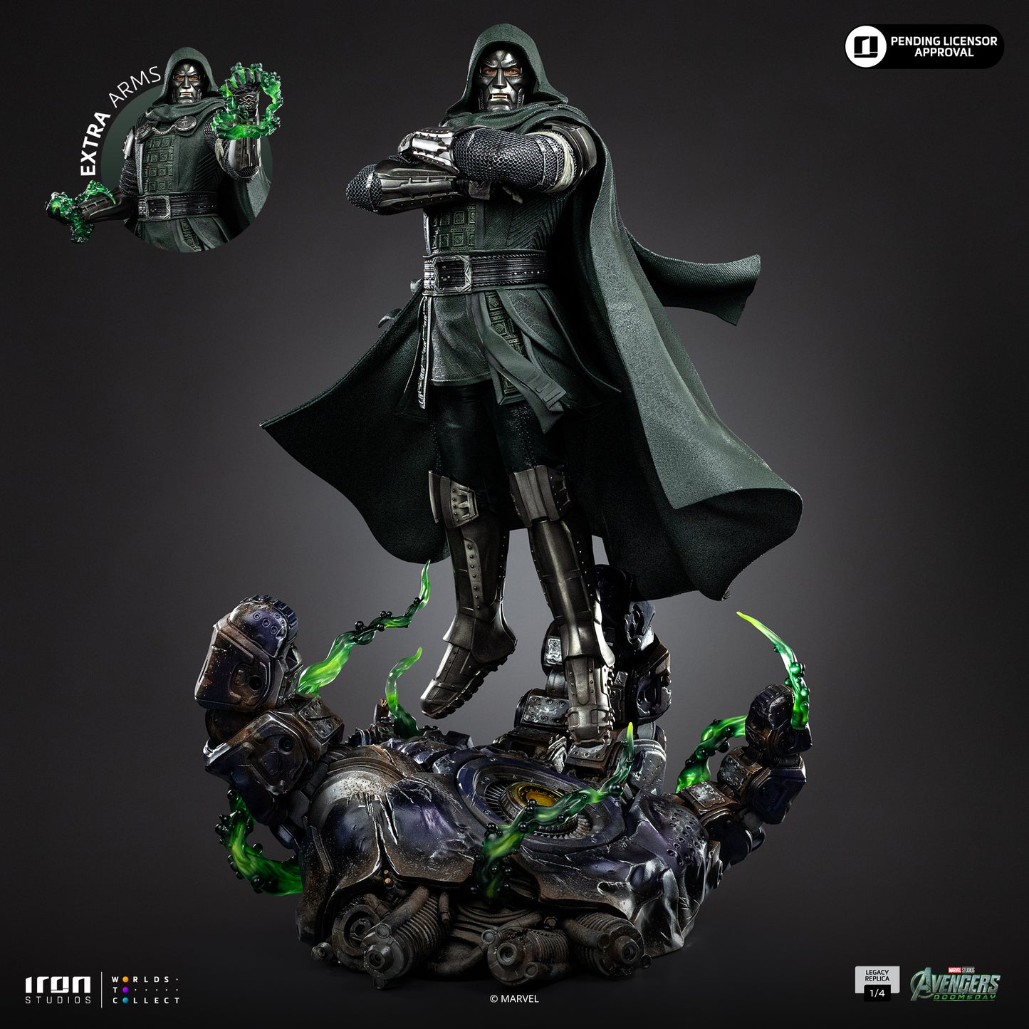PRE ORDER - Iron Studio Doctor Doom - Avengers: Doomsday - Legacy 1/4 Scale