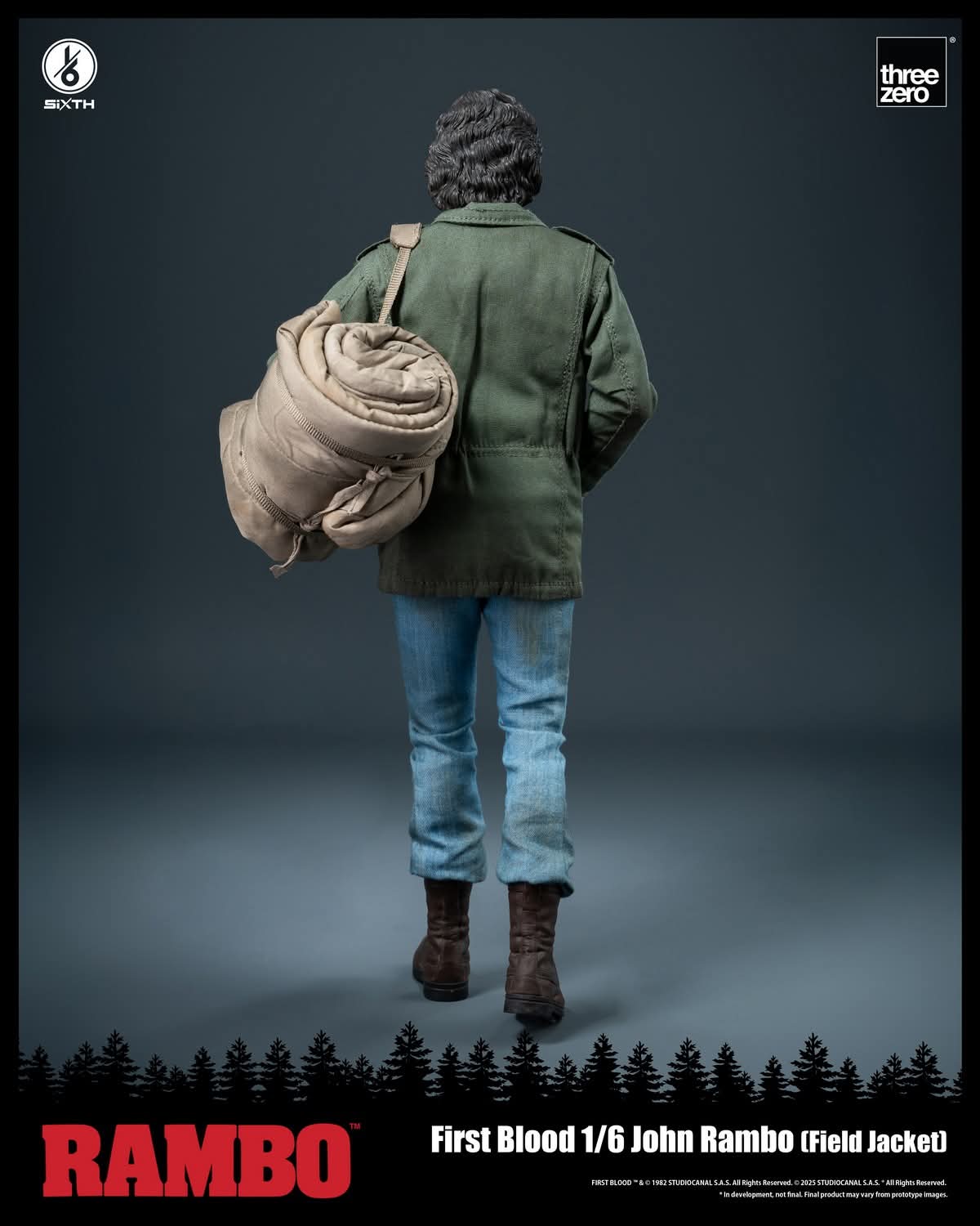 Threezero 3Z0553 1/6 Scale John Rambo (Field Jacket)