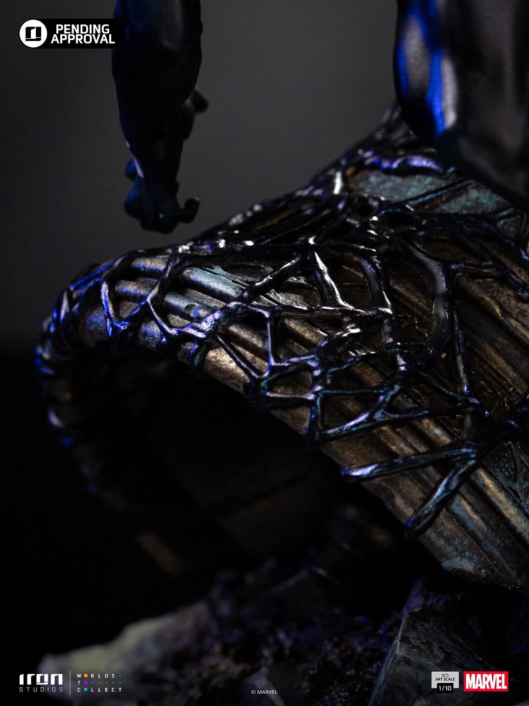 Iron Studios Spiderman Black Costume - Marvel Comics Series #7 - Art Scale 1/10