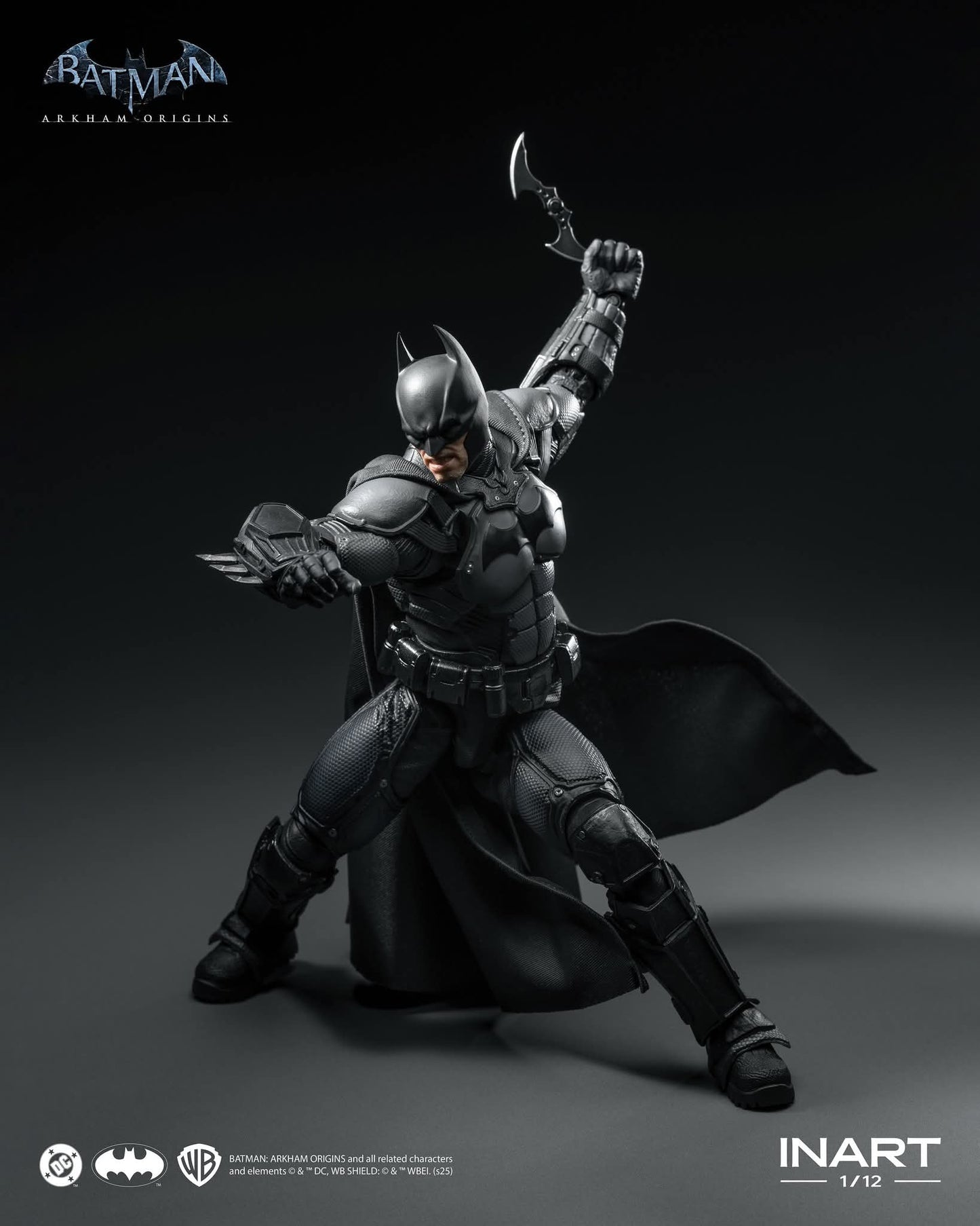 Inart 1/12 Batman: Arkham Origins - Batman Action Figure (MAG-G0003)