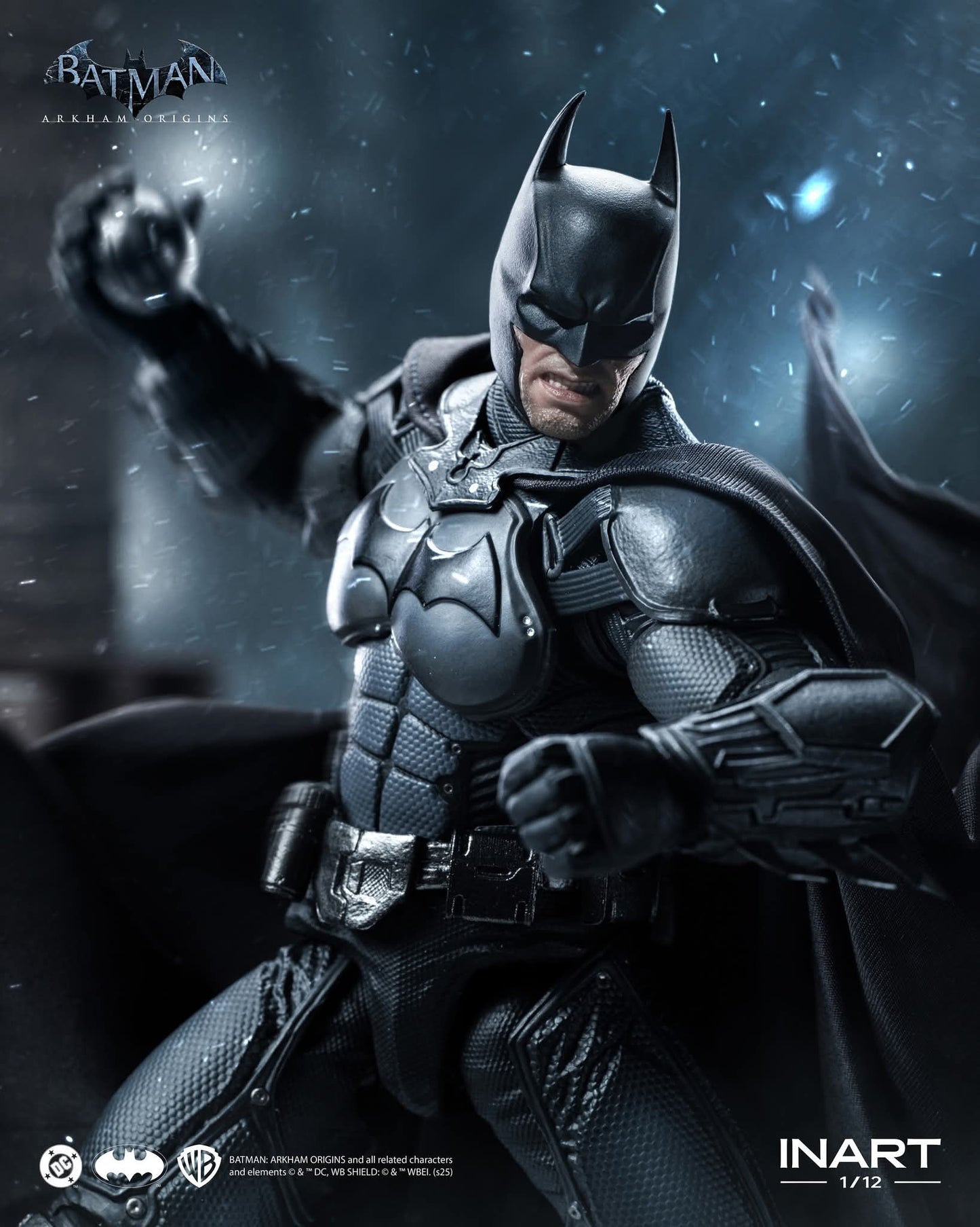 Inart 1/12 Batman: Arkham Origins - Batman Action Figure (MAG-G0003)
