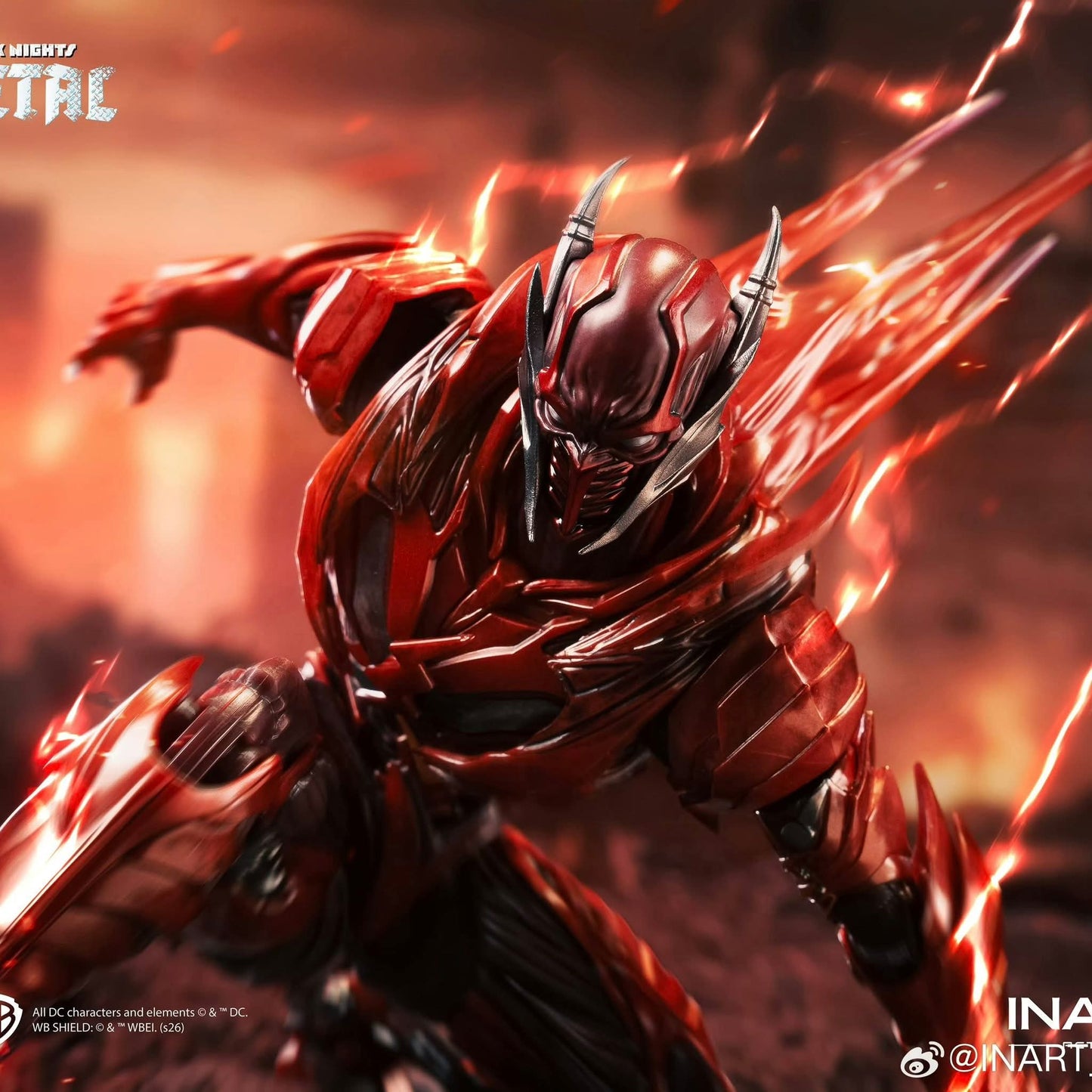 Queen Studios INART MAG-C0001 Red Death 1/12 Scale Dark Night Metal