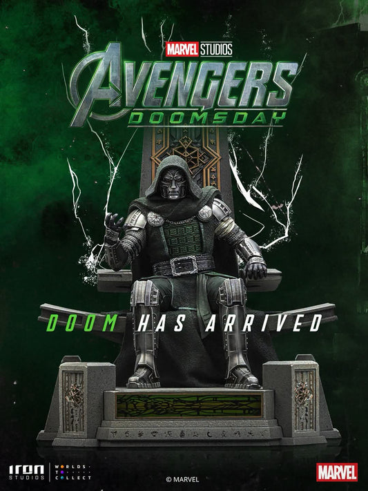 PRE ORDER - Iron Studio Doctor Doom on Throne - Avengers: Doomsday - Art Scale 1/10