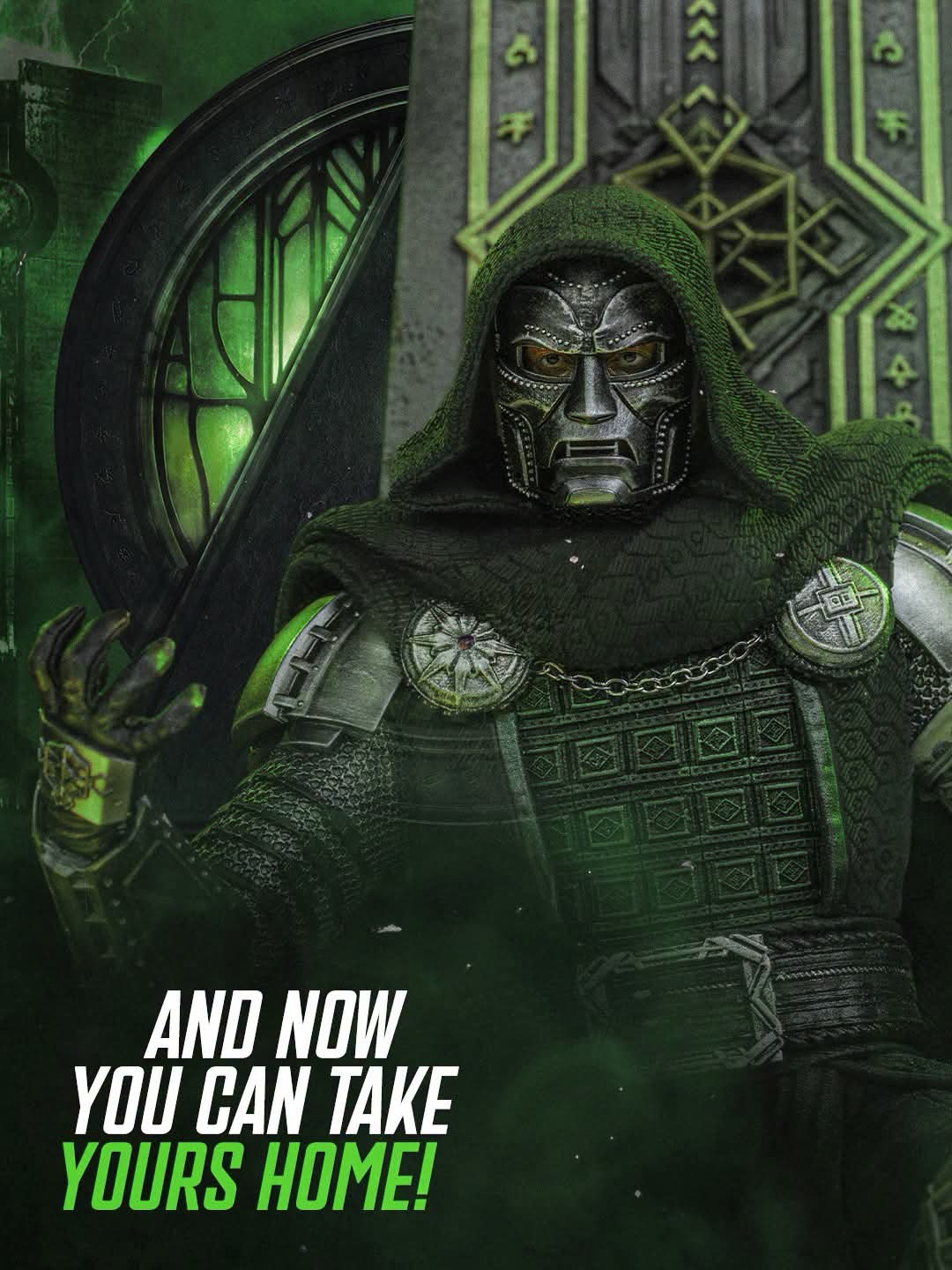 PRE ORDER - Iron Studio Doctor Doom on Throne - Avengers: Doomsday - Art Scale 1/10