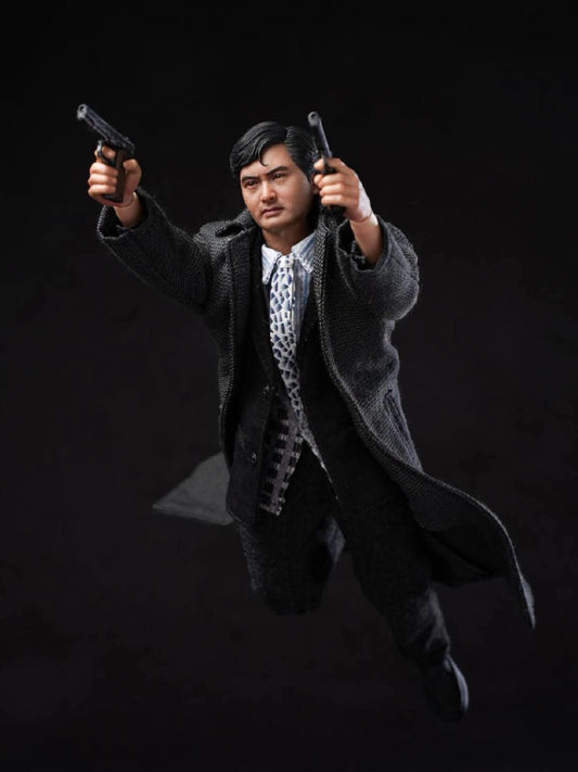 PRE ORDER - Mountain Studio A Better Tomorrow 英雄本色 小马哥 发哥 黑色衣服版 1/12 Scale Figures