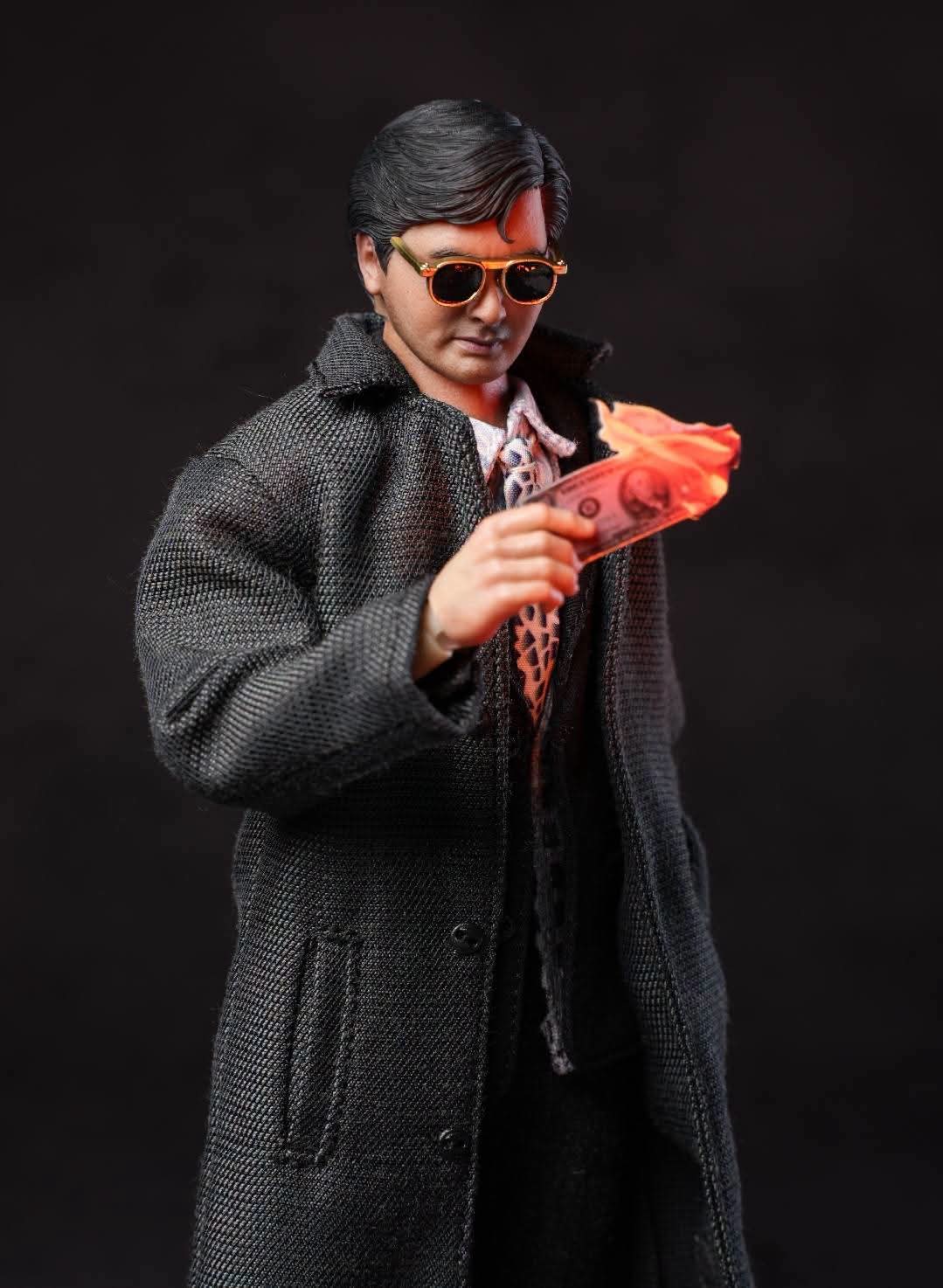 PRE ORDER - Mountain Studio A Better Tomorrow 英雄本色 小马哥 发哥 黑色衣服版 1/12 Scale Figures