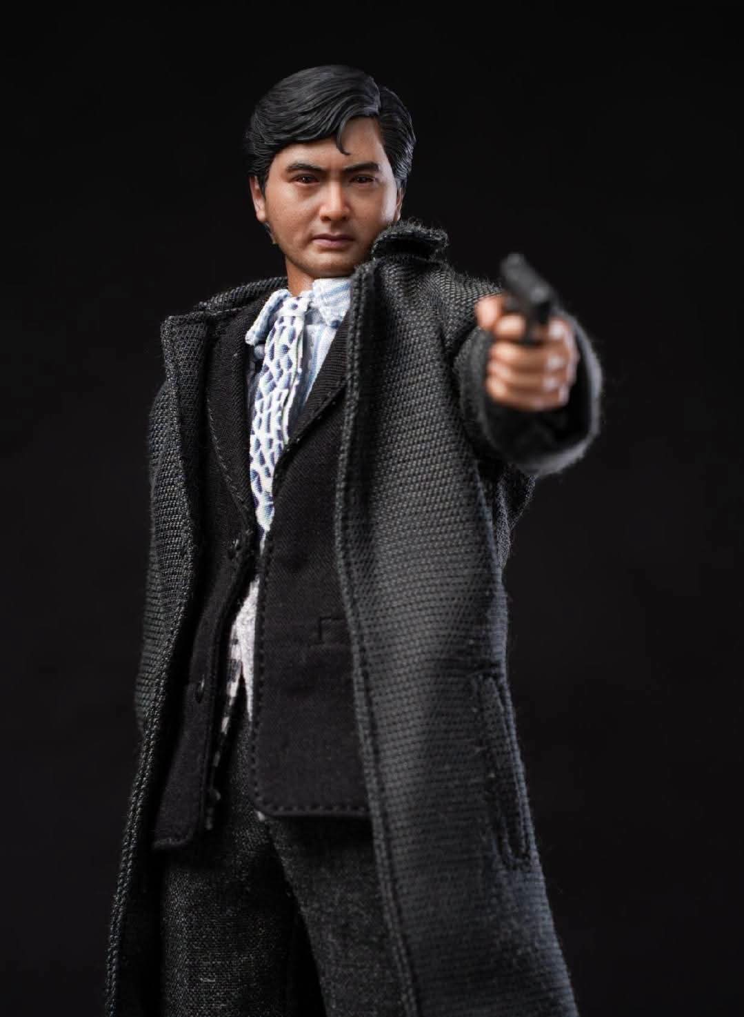 PRE ORDER - Mountain Studio A Better Tomorrow 英雄本色 小马哥 发哥 黑色衣服版 1/12 Scale Figures