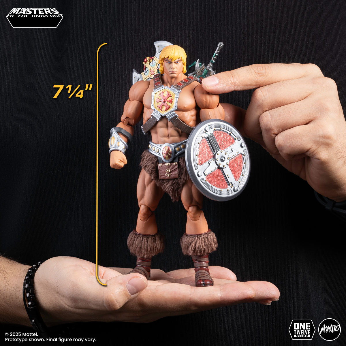 Mondo 1/12 Scale He Man Master of the Universe MOTU