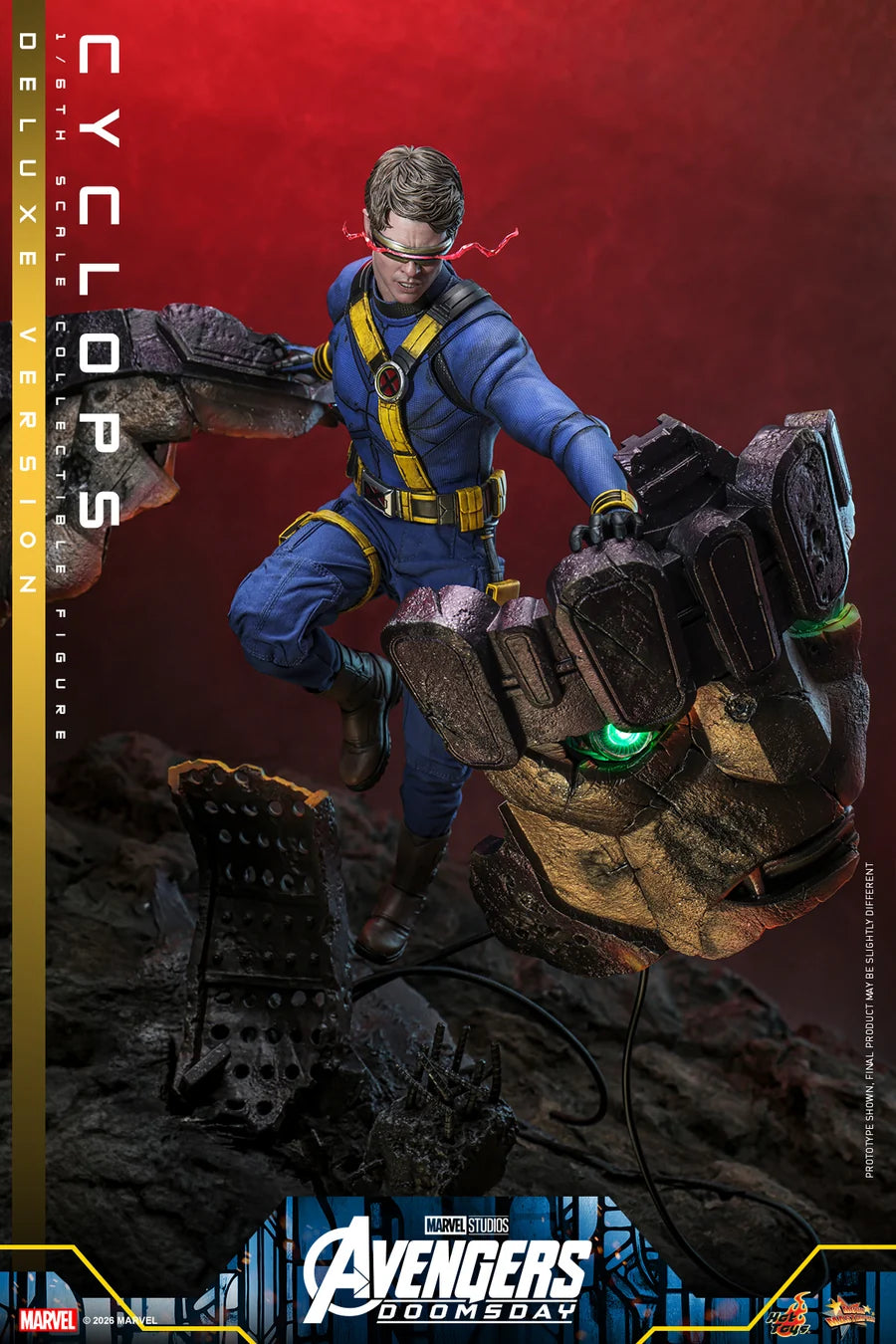 PRE ORDER - Hot Toys MMS909 - Avengers: Doomsday - 1/6 scale Cyclops Collectible Figure (Deluxe Version)