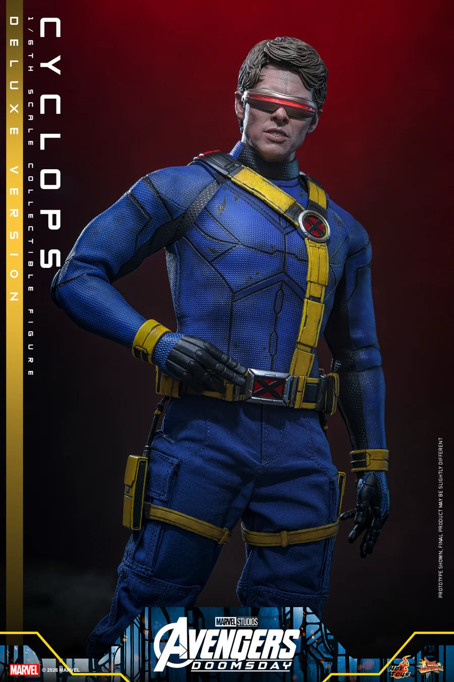 PRE ORDER - Hot Toys MMS909 - Avengers: Doomsday - 1/6 scale Cyclops Collectible Figure (Deluxe Version)