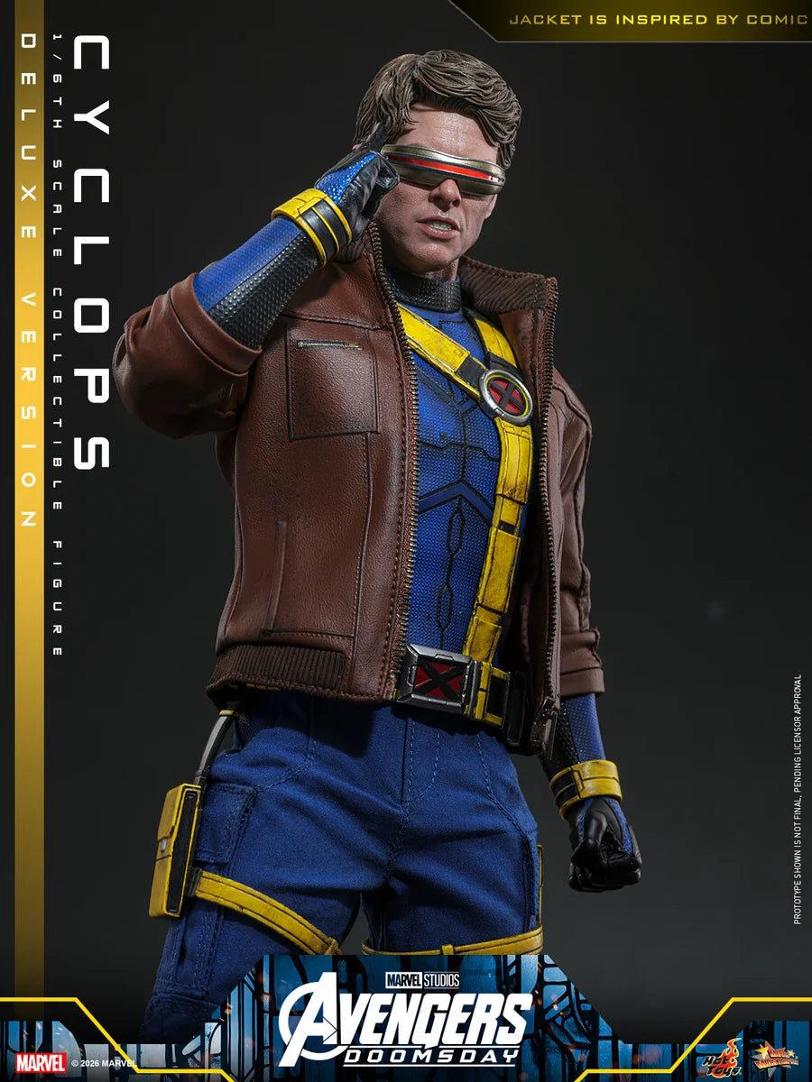 PRE ORDER - Hot Toys MMS909 - Avengers: Doomsday - 1/6 scale Cyclops Collectible Figure (Deluxe Version)