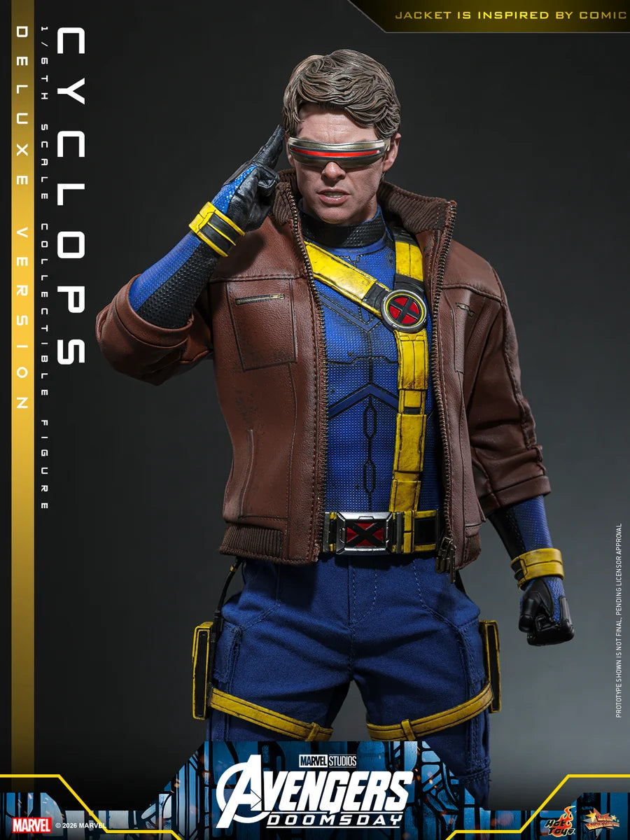PRE ORDER - Hot Toys MMS909 - Avengers: Doomsday - 1/6 scale Cyclops Collectible Figure (Deluxe Version)