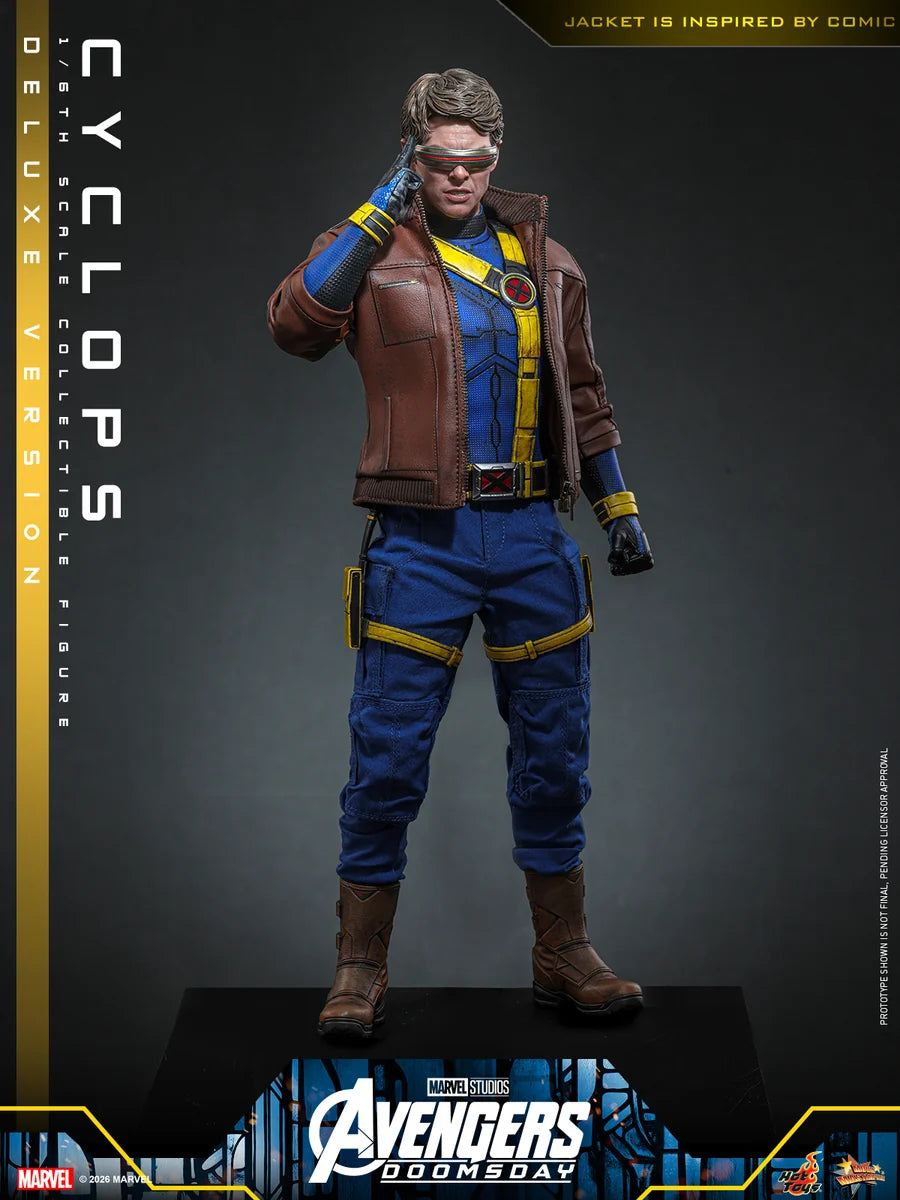 PRE ORDER - Hot Toys MMS909 - Avengers: Doomsday - 1/6 scale Cyclops Collectible Figure (Deluxe Version)