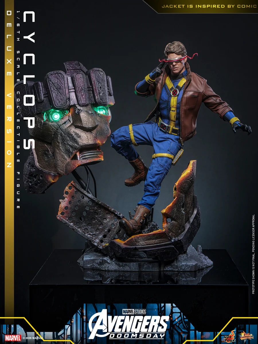 PRE ORDER - Hot Toys MMS909 - Avengers: Doomsday - 1/6 scale Cyclops Collectible Figure (Deluxe Version)