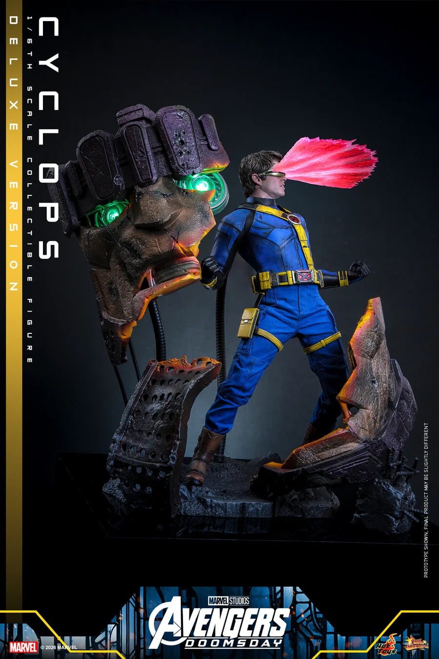 PRE ORDER - Hot Toys MMS909 - Avengers: Doomsday - 1/6 scale Cyclops Collectible Figure (Deluxe Version)