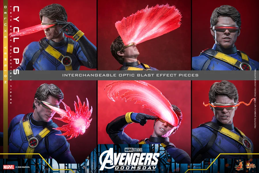 PRE ORDER - Hot Toys MMS909 - Avengers: Doomsday - 1/6 scale Cyclops Collectible Figure (Deluxe Version)