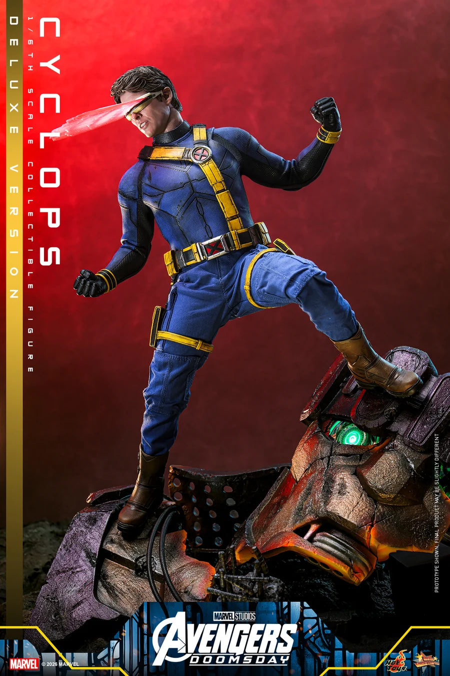 PRE ORDER - Hot Toys MMS909 - Avengers: Doomsday - 1/6 scale Cyclops Collectible Figure (Deluxe Version)