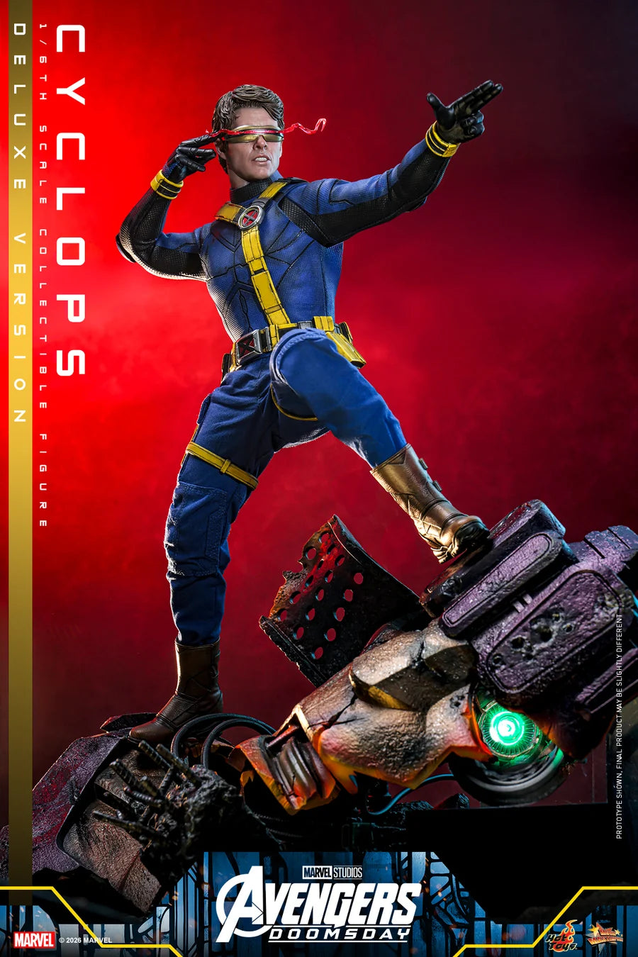 PRE ORDER - Hot Toys MMS909 - Avengers: Doomsday - 1/6 scale Cyclops Collectible Figure (Deluxe Version)