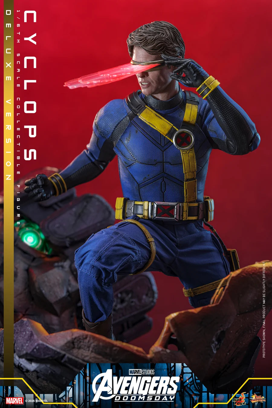 PRE ORDER - Hot Toys MMS909 - Avengers: Doomsday - 1/6 scale Cyclops Collectible Figure (Deluxe Version)