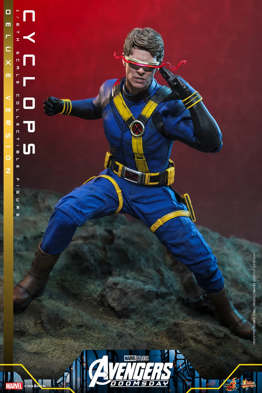 PRE ORDER - Hot Toys MMS909 - Avengers: Doomsday - 1/6 scale Cyclops Collectible Figure (Deluxe Version)
