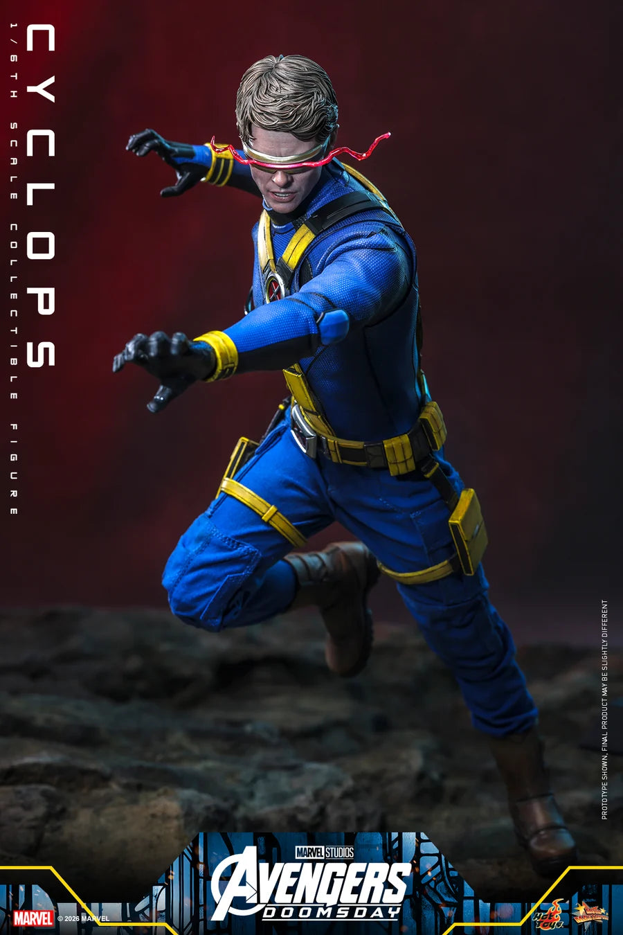 PRE ORDER - Hot Toys MMS908 - Avengers: Doomsday - 1/6 scale Cyclops Collectible Figure
