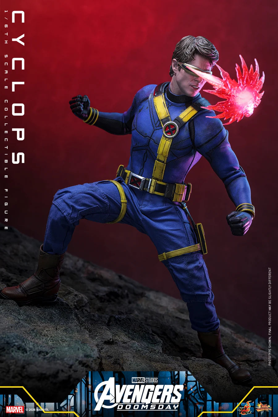 PRE ORDER - Hot Toys MMS908 - Avengers: Doomsday - 1/6 scale Cyclops Collectible Figure