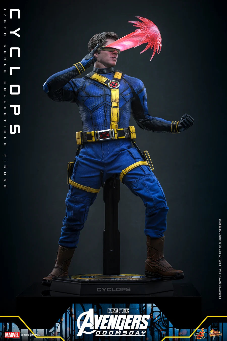 PRE ORDER - Hot Toys MMS908 - Avengers: Doomsday - 1/6 scale Cyclops Collectible Figure