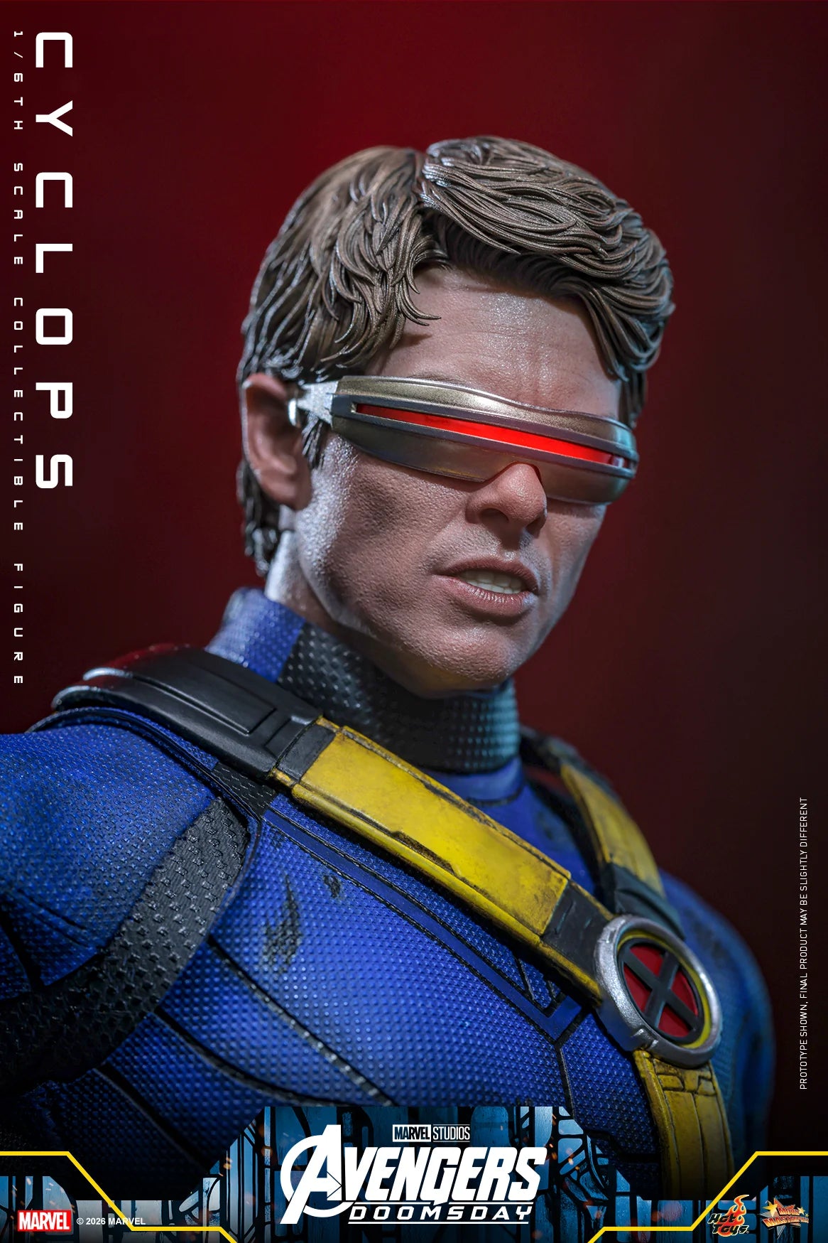 PRE ORDER - Hot Toys MMS908 - Avengers: Doomsday - 1/6 scale Cyclops Collectible Figure