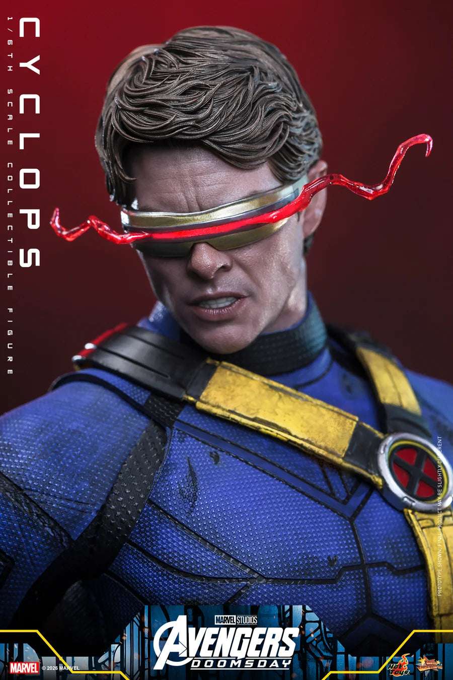 PRE ORDER - Hot Toys MMS908 - Avengers: Doomsday - 1/6 scale Cyclops Collectible Figure