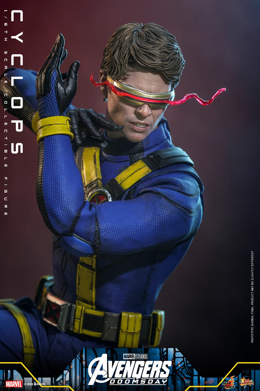 PRE ORDER - Hot Toys MMS908 - Avengers: Doomsday - 1/6 scale Cyclops Collectible Figure
